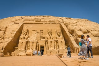 Abu Simbel un monumento del antiguo Egiptot